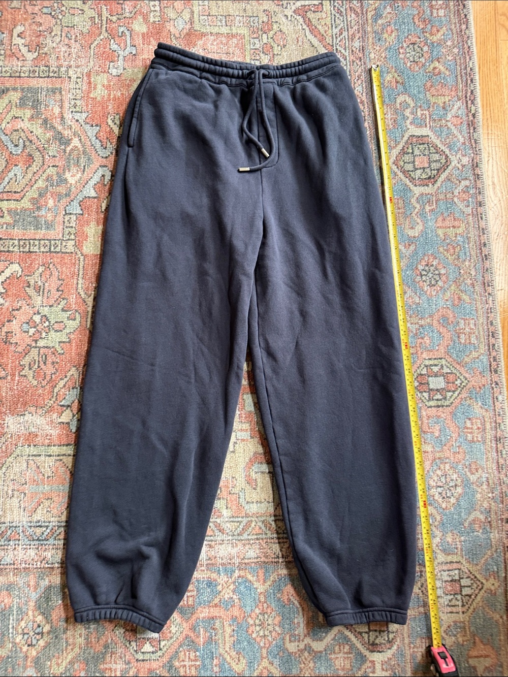 Jacquemus Navy Blue Elastic-Waist Sweatpants